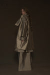 Mutedance 24 Autumn and Winter Loose Scarf Wool Silk Flower Dye Jacket MD-MD24FW27-gray MD24FW29